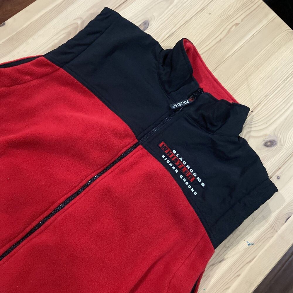 Vintage  Suncruz Made in Canada Whistler Blackcomb Fleece Vest Large
